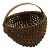 Late 19th Century Woven American Basket For Sale