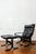 1960s Set of Siesta Lounge Chair and Ottoman in Black Leather by Ingmar Relling for Westnofa, Norway, 1960s For Sale - Image 5 of 11