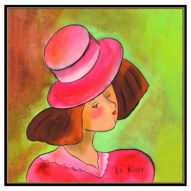 Message us to inquire about custom framing options! (Included for free with every purchase) The artwork here, "Dressed in...