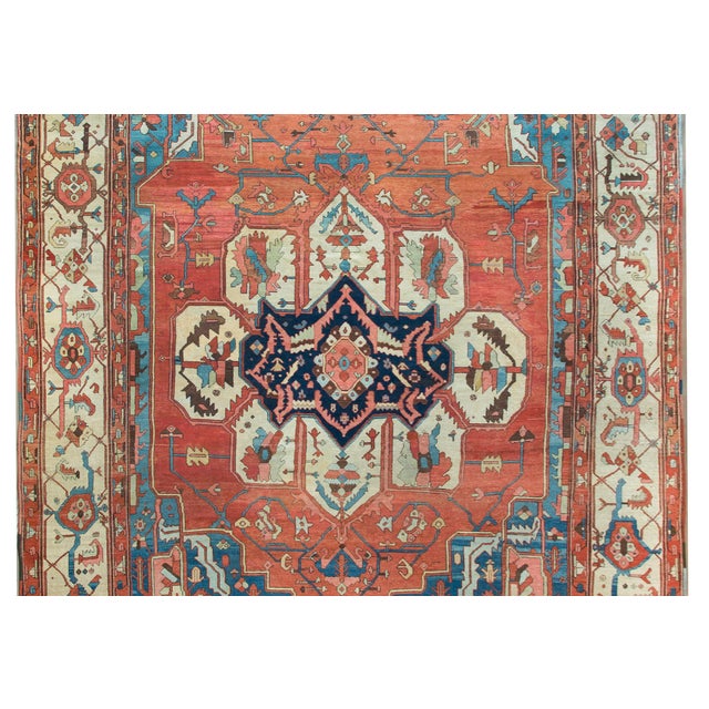 Late 19th Century Persian Bakshaish Rug For Sale In Chicago - Image 6 of 14