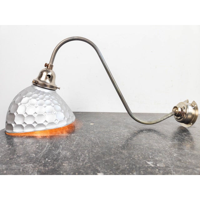 Black Mercury Glass Confectionery Shop Wall Sconce from Gispen For Sale - Image 8 of 10