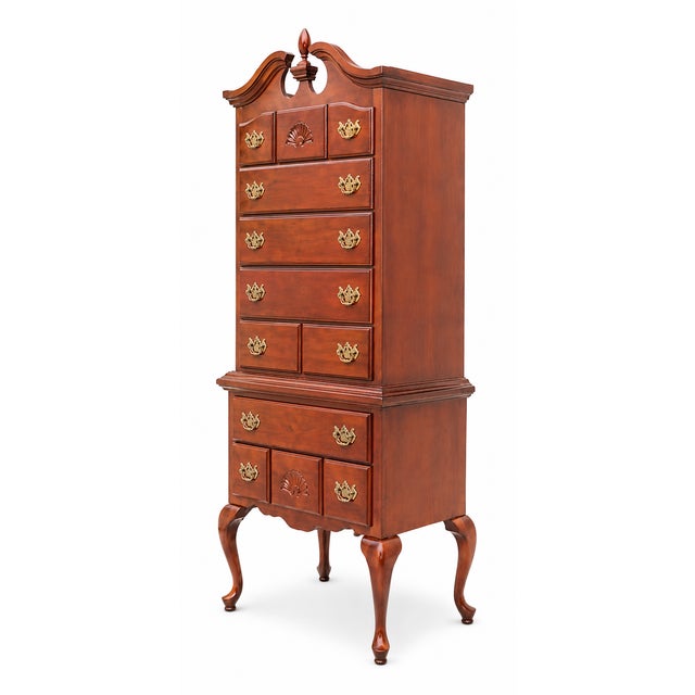 Queen Anne Queen Anne Mahogany Highboy For Sale - Image 3 of 9