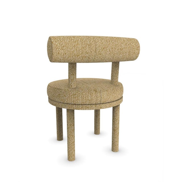 Moca Chair in Safire 16 Fabric by Studio Rig for Collector For Sale - Image 4 of 7