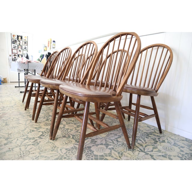 Windsor Style Dining Chairs by Kli Logatec Set of 9 Chairish