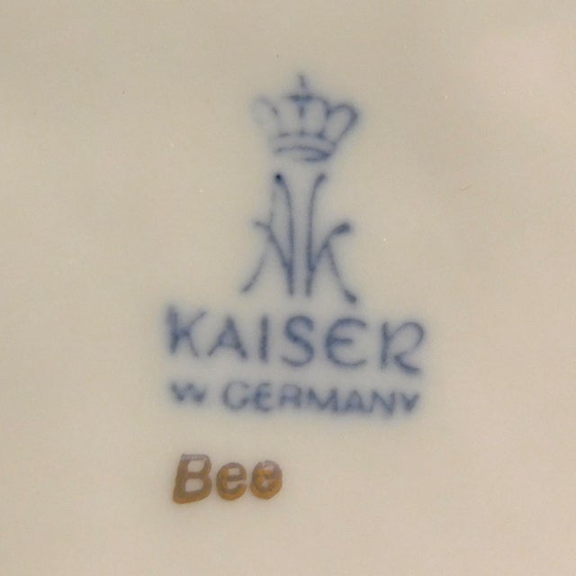 1930s Alboth and Kaiser Five Candle Candelabra With Dimensional Flowers # 26745 For Sale - Image 17 of 17