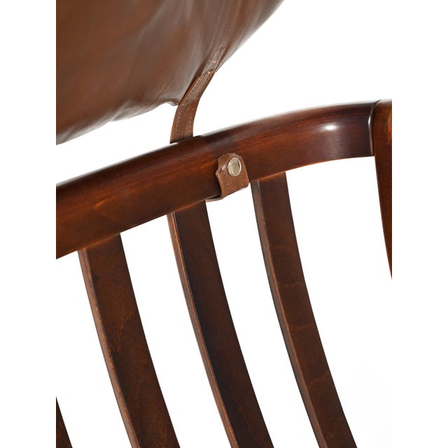 Danish Armchairs in Brown Leather from JM Birking, 1960s, Set of 2 For Sale - Image 15 of 16