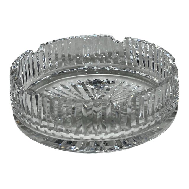 Waterford, Crystal Cigar Ashtray Large For Sale