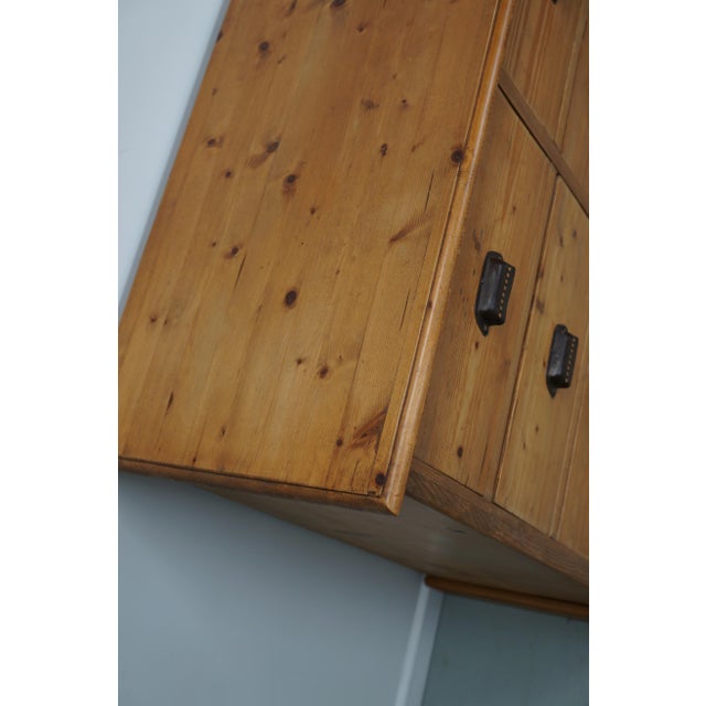 Gold German Pine Apothecary Cabinet, 1930s For Sale - Image 8 of 18