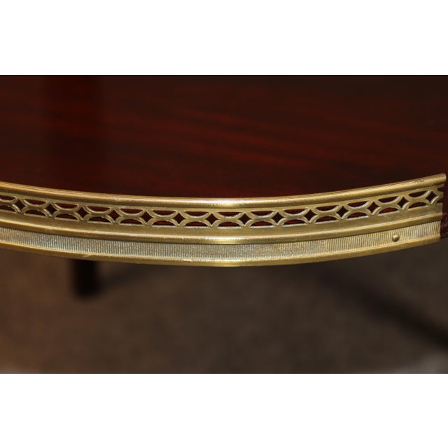 Pair French Louis XVI Style Marble Top & Bronze End Tables by Cassard Et Cie For Sale - Image 13 of 15