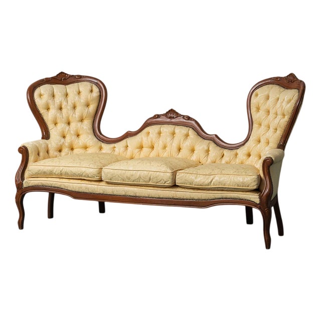 Three-Seater Sofa in Louis Philippe Style, 1920s For Sale