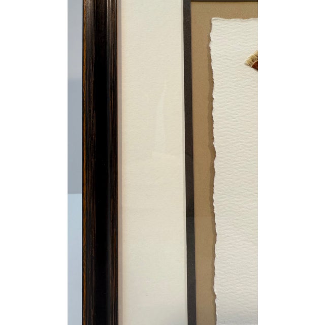 Framed Pressed Wax Flower Blossom For Sale In Jacksonville, FL - Image 6 of 9