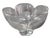 Late 20th Century Vintage Crystal Lotus Flower Candy Dish Bowl For Sale - Image 5 of 5