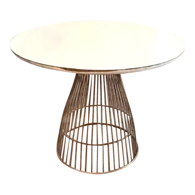 Mid Century Warren Platner Style Side Table For Sale