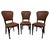 Dining Chairs by Gustav Siegel for J&J Kohn, 1890s, Set of 3 For Sale - Image 12 of 12