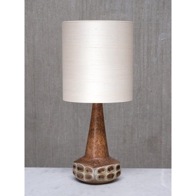 This rare table lamp was designed by Marianne Starck and produced by Michael Andersen & Son in Denmark during the early...