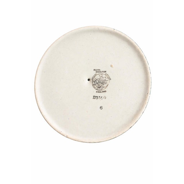 Persian Vintage Royal Doulton “Persian” Chintz Candle Holder - England, Pattern D3550 For Sale - Image 3 of 3