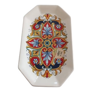 1990s Gorgeous New Nova Deruta Made in Italy Platter For Sale