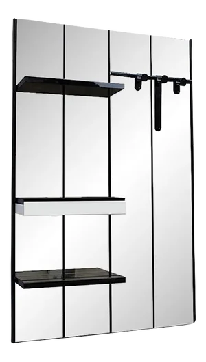 Minimalist Wall Unit with Console Shelves by Rimadesio, 1980s