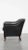 1990s Black Grained Cowhide Armchair For Sale - Image 5 of 16