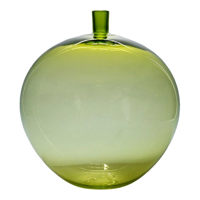 Vase Apple Designed by Ingeborg Lundin for Orrefors Sweden, 1955 For Sale