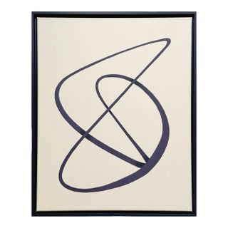 Aron Original Painting Rivera II, Framed For Sale