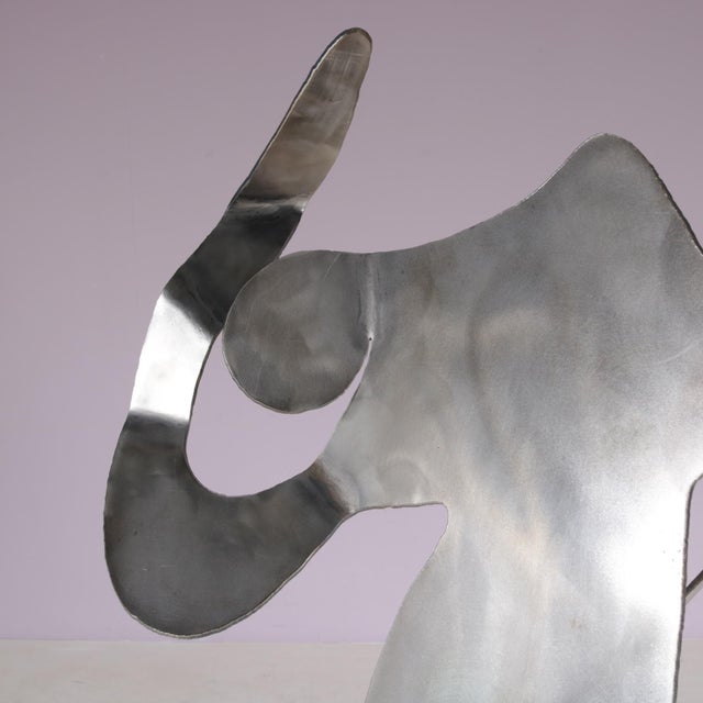Guido Hafner, Mensch Mit Mensch (Human with Human), 1990s, Metal For Sale - Image 14 of 16