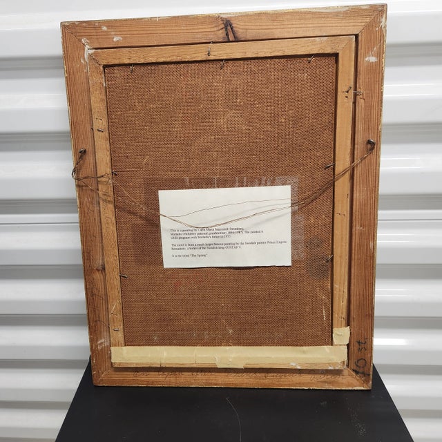 1930s European Landscape Oil Painting, 12.5" × 15.75", Nordic Romantic Style For Sale - Image 12 of 14