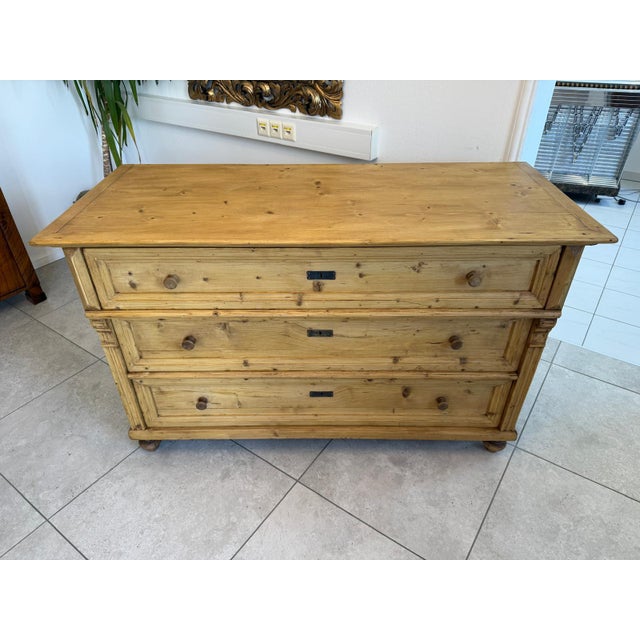 Antique Biedermeier Chest of Drawers with Drawers For Sale - Image 11 of 13