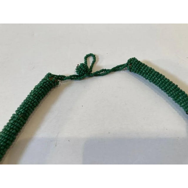 Boho Chic Vintage African Urembo Beaded Necklace Choker Kenya For Sale - Image 3 of 5