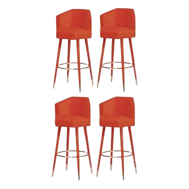 Beelicious Bar Stools by Royal Stranger, Set of 4 For Sale