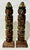 Vintage Raven Hand-Painted Wood Totem Pole Figures- a Pair For Sale - Image 10 of 10
