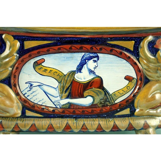 19th Century Lustre Majolica Ceramic Vase from Paolo Rubboli, Gualdo Tadino, Italy For Sale - Image 16 of 18