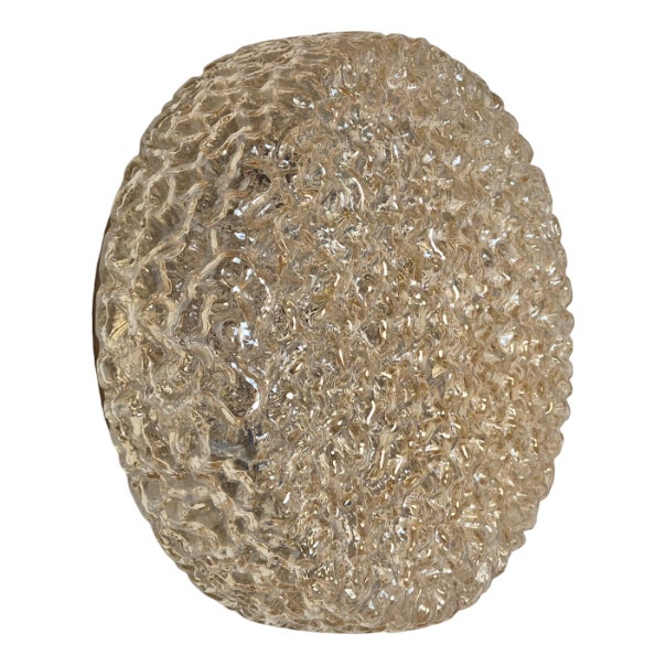 Large Gold Flush Mount Ceiling from Limburg, 1960s For Sale