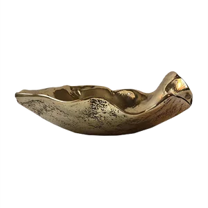 Vintage Brutalist Medusa Brass Bowl by David Marshall, 2005