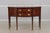 Age: C.1995 Details: Model 2356A Mahogany Tall Tapering Legs Brass Gallery Top High Quality Construction Nice Inlay Work...