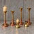 Large Postmodern Candleholders in Copper and Brass, 1970s, Set of 4 For Sale - Image 9 of 11
