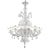 Traditional White Venetian Murano Glass Ca Rezzonico Chandelier with Transparent Accents by Simoeng for Simoeng For Sale - Image 7 of 7