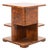 Art Deco Swedish Wood Side Table, 1940's For Sale