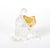 French 20th Century Saint-Louis French Crystal Sculpture of a Woman Playing a Harp For Sale - Image 3 of 9
