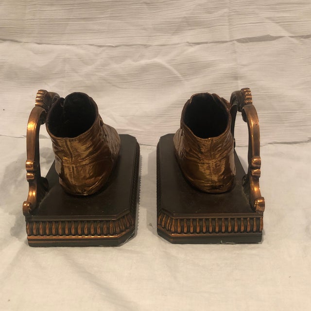 Vintage Bronze Baby Shoe Bookends a Pair Chairish