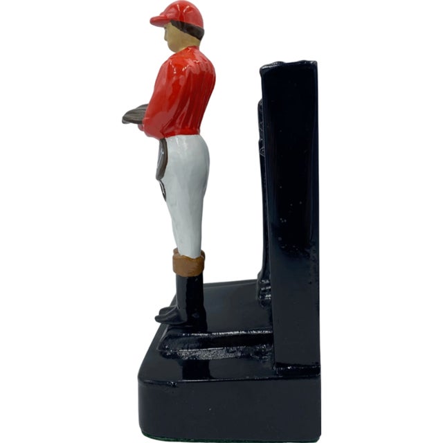 Vintage The 21 Club Nyc Restaurant Bookend Equestrian Horse Jockey New York City For Sale - Image 9 of 12