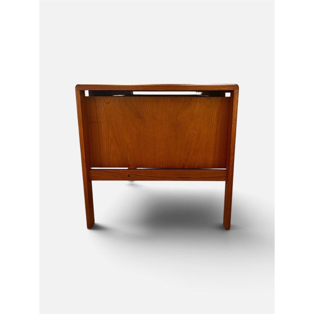 Mid-Century Modern Scandinavian Teak Desk by H.P. Hansen, Denmark, 1960s For Sale - Image 3 of 8