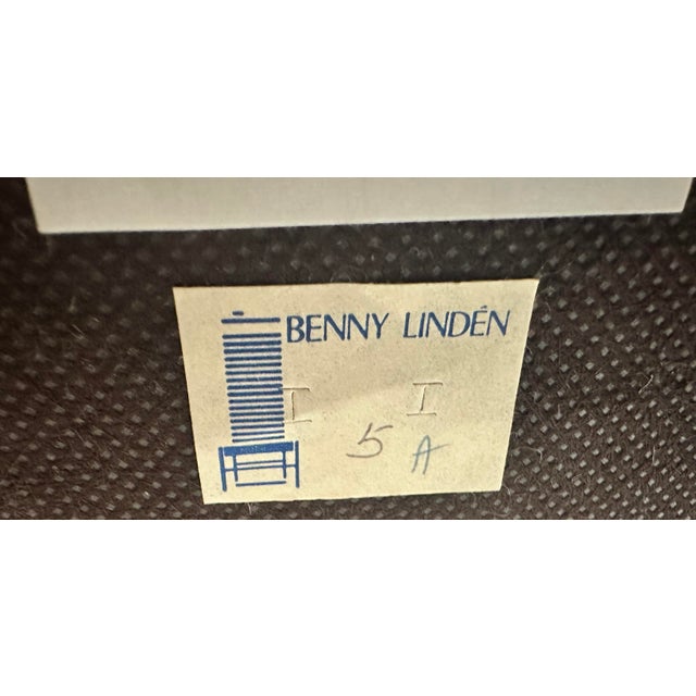 Set Vintage Benny Lindèn Dining Chairs For Sale - Image 9 of 9