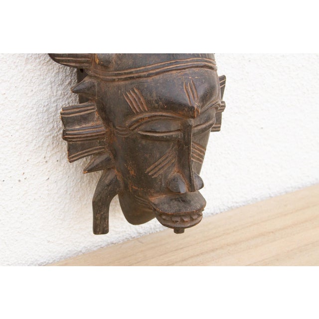 1960s Crested Ancestor, Primitive Mask For Sale - Image 5 of 7