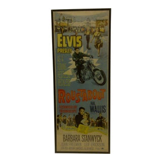 Vintage Movie Poster "Roustabout" Signed by Elvis Presley Circa 1964 For Sale