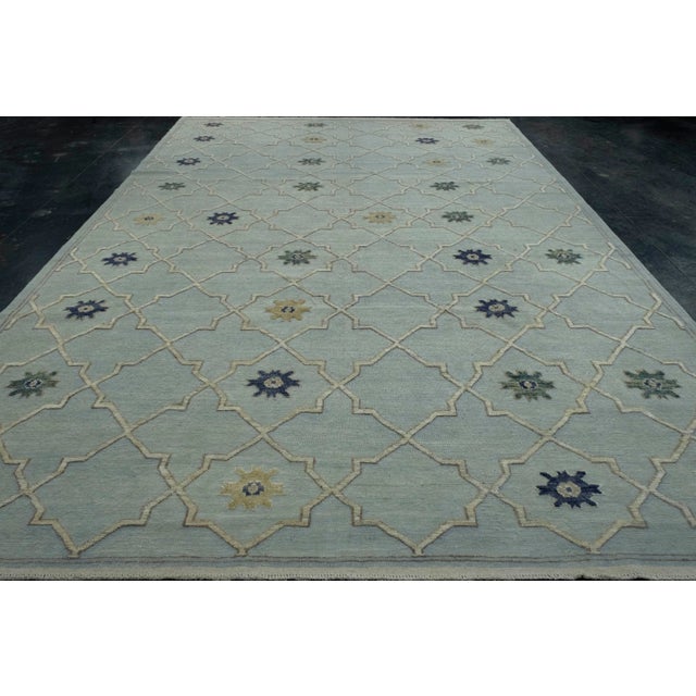 Turkish Oushak Runner Rug 2'10" x 15'11" #17901 Explore a curated collection of hallway runners, wool rugs, and handmade...