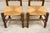 Antique French Provincial Ladder Back Walnut Dining Chairs W/ Rush Seats – Set of 6 For Sale In New York - Image 6 of 18
