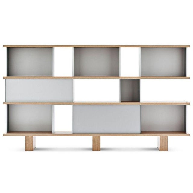 Nuage Shelving Unit in Wood and Aluminium by Charlotte Perriand for Cassina For Sale - Image 6 of 13