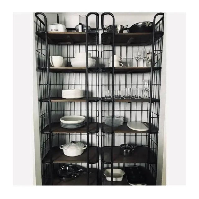 English 1990s Restoration Hardware Bakers Rack For Sale - Image 3 of 3