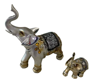 Mid-20th Century Elephant Pair